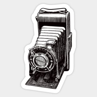 Vintage camera Sticker